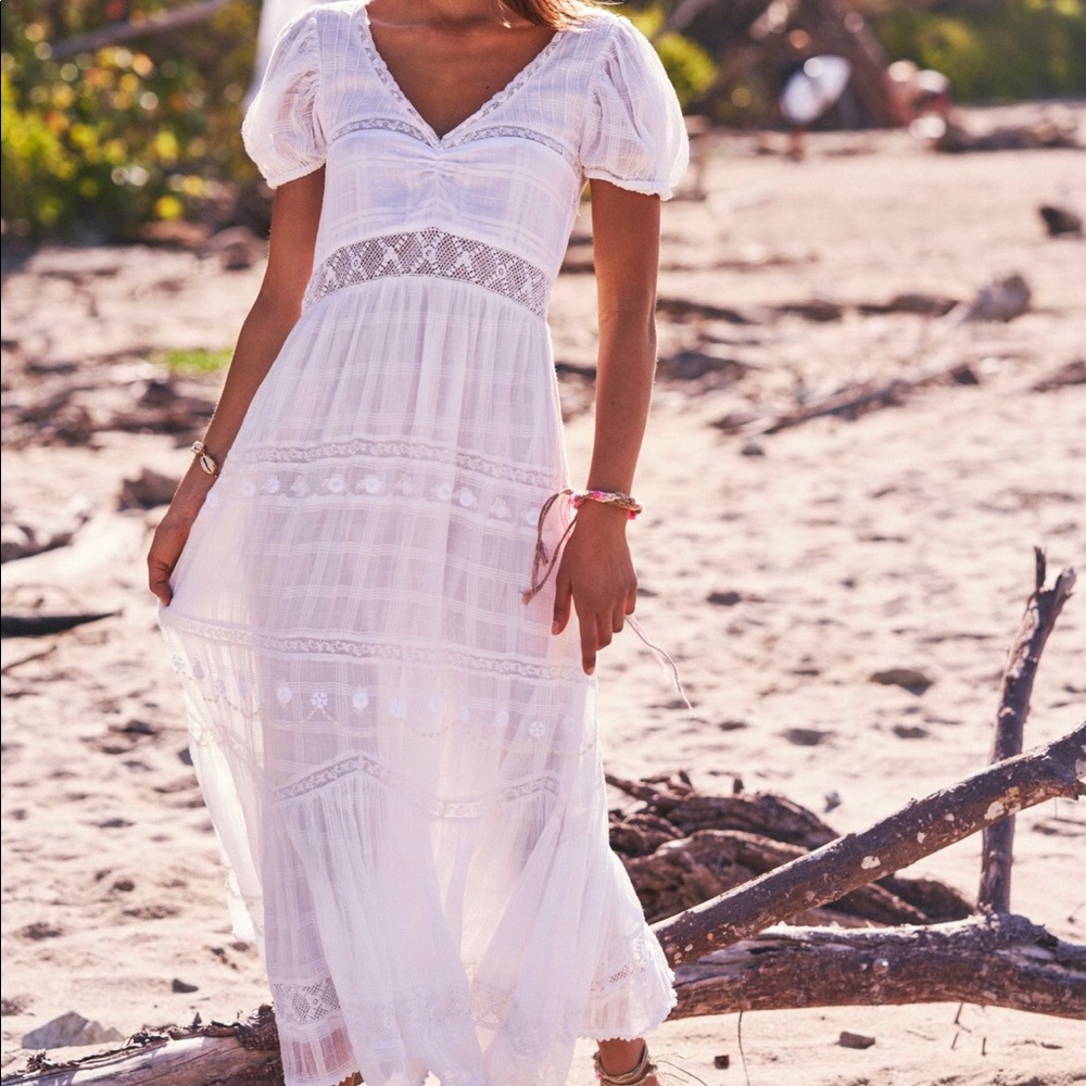 LoveShackFancy Dimonda Maxi Dress